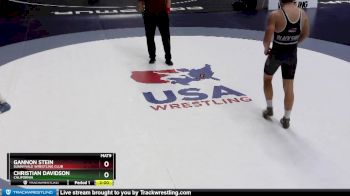 195 lbs Semifinal - Gannon Stein, Sunnyvale Wrestling Club vs Christian Davidson, California