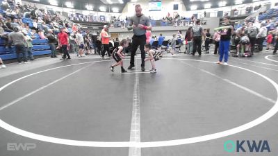 46 lbs Quarterfinal - Gavino Camarillo, Clinton Youth Wrestling vs Clara Collier, Morrison Takedown Club