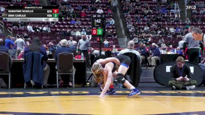 133 lbs Consi 2 - Sabatino Sciullo, Reynolds vs Erik Carlile, Penns Valley