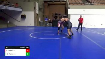 92 lbs Round 1 - Devin Peries, Dog Pound Wrestling vs Logan Colbert, California