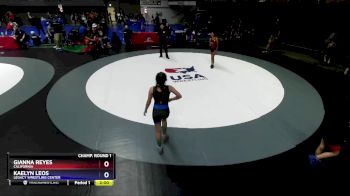 94-100 lbs 5th Place Match - Gianna Reyes, California vs Kaelyn Leos, Legacy Wrestling Center