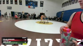 106 lbs Round 1 - Dylan Sorensen, Unattached vs Kirklin Hay, Top Of The Rock Wrestling Club
