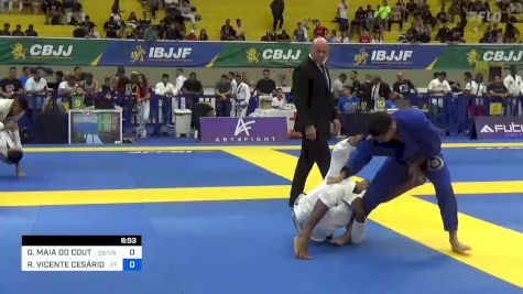 GUILHERME MAIA DO COUTO vs RAPHAEL VICENTE CESÁRIO DA SILVA 2023 Brasileiro Jiu-Jitsu IBJJF