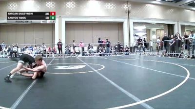 113 lbs Round Of 16 - Jordan Duszynski, Lancer WC vs Santos Tizoc, Silver Creek WC