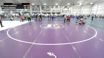 188 lbs 3rd Place - Ryder Lombardo, Camden Hills vs Colin Demmons, Red Roots WC