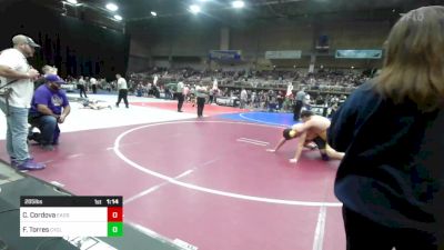 285 lbs Rr Rnd 1 - Chael Cordova, Eads Jr Olympic vs Francisco Torres, Cyclones Wrestling