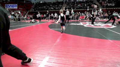 46 lbs Round Of 16 - Roston Martin, Berryhill Wrestling Club vs Danger Shimonek, Pawhuska Elks Takedown