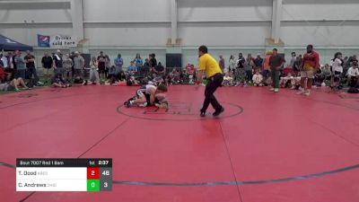 133 lbs Round 1 - Tristen Dood, Ares W.C. (MI) vs Collin Andrews, Ohio Gold 24K