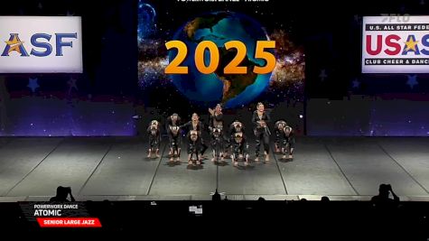 Powerworx Dance - Atomic [2025 Senior Large Jazz Finals] 2025 The Dance Worlds