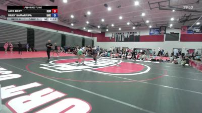 190 lbs Round 5 (12 Team) - Jaya Bray, Red Venom vs Riley Samarripa, Daughters Of Zion