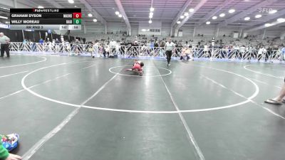 60 lbs Rr Rnd 2 - Graham Dyson, Mat Assassins Gray vs Willy Moreau, Ragin Raisins Niagara ES