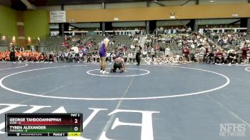 175 lbs Semifinals (8 Team) - Tyren Alexander, CHICKASHA vs George Tahdooahnippah, ELGIN