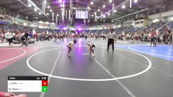 57 lbs Semifinal - Johnathan Millz, Pomona Elite vs Messias Sena, Top Notch WC