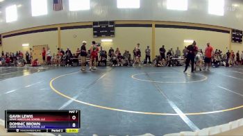 126 lbs Semifinal - Gavin Lewis, Howe Wrestling School LLC vs Dominic Brown, Howe Wrestling School LLC