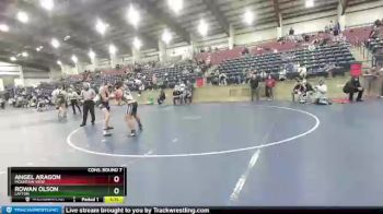 160 lbs Cons. Round 7 - Rowan Olson, Layton vs Angel Aragon, Mountain View