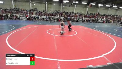 58 lbs Semifinal - Cheston Knorr, Monte Vista Takedown Club vs Jace Trujillo, High Elevation WC