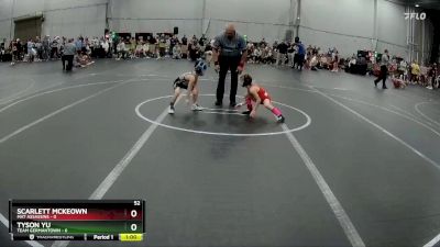 52 lbs Round 1 (3 Team) - Scarlett McKeown, Mat Assassins vs Tyson Yu, Team Germantown