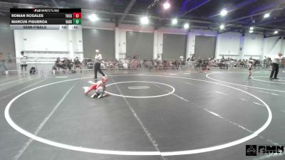 52 lbs Semifinal - Roman Rosales, Tucson Cyclones vs Marcus Figueroa, Vasky Bros