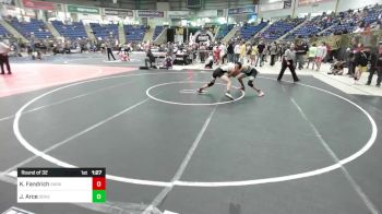 120 lbs Round Of 32 - Kona Fandrich, Darkhorse WC vs Josiah Arce, Doherty Spartans