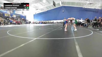 285 lbs Cons. Round 2 - Garrison Vikander, Manhattan vs Xander Swoyer, Free State