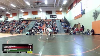 132 lbs Cons. Round 4 - Leroy Steagall, Indian Valley vs Trevor Kusmits, Manchester