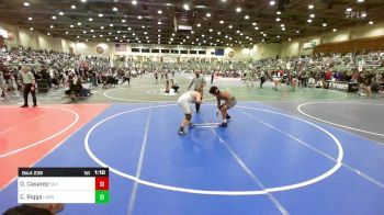 190 lbs Final - Oscar Casarez, Silver State Wr Ac vs Clayton Biggs, Lassen Wr Assoc