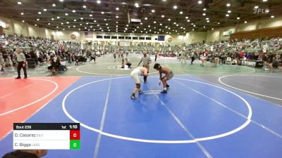 190 lbs Final - Oscar Casarez, Silver State Wr Ac vs Clayton Biggs, Lassen Wr Assoc