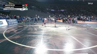 5A Boys 120 lbs Cons. Round 3 - Conner Hoyt, West Albany Boys vs Griffin Miller, Caldera Boys