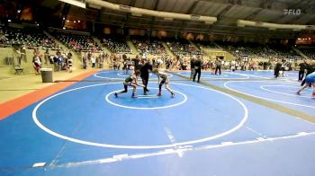 80 lbs Quarterfinal - Jagger Freeman, Dark Cloud Wrestling Club vs Stella Bovos, Salina Wrestling Club