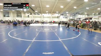 81 lbs Consolation - Luke Crist, Top Flight Wrestling Academy vs Skylar Napolitano, Overcomer Training Center