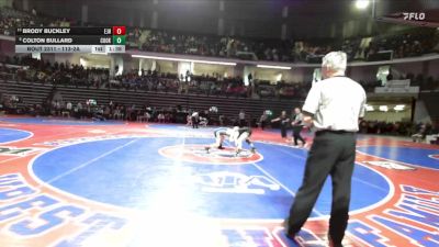 113-2A Semifinal - Colton Bullard, Cook vs Brody Buckley, East Jackson HS