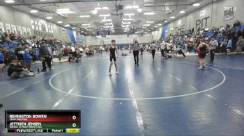 100 lbs 5th Place Match - Remington Bowen, Team Prestige vs Jettisen Jensen, Uintah Jr High Wrestling