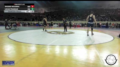 Quarterfinal - Rhodes Molenda, Husky Wrestling Club vs Lucas Franklin, Coalgate