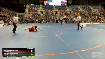 126 lbs Semis & 1st Wrestleback (8 Team) - Noah Anderson, 1-Lisbon vs Brady Peterson, 4-Central Cass