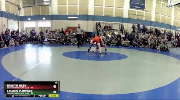 78 lbs Round 4 (10 Team) - Landen Martinez, Hobart Wrestling Club vs Brydyn Riley, Quaker Wrestling Club