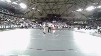 Boys 3A 126 lbs Champ. Round 2 - Liam Fletcher, Mt. Spokane vs Dogush Muradov, Kent Meridian