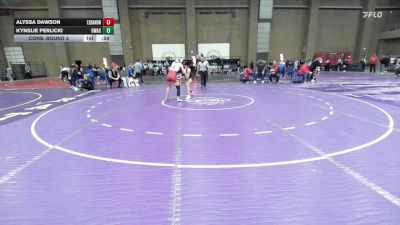 125 lbs Cons. Round 3 - Alyssa Dawson, Lebanon vs Kynslie Perlicki, Owasso