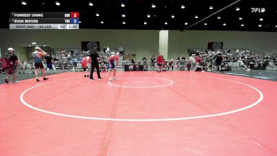 165 lbs Quarters - Forrest Uhing, Border Bandits Wrestling vs Evan Moore, Tiger Wrestling Club