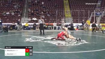 132 lbs Consolation - Zane Blackburn, Westmont Hilltop Hs vs Joshua Bauman, Notre Dame Hs - Green Pond