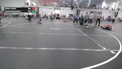 98 lbs Quarterfinals (8 Team) - Derek Danbe, RedNose vs Chase Masciarelli, Kraken Black