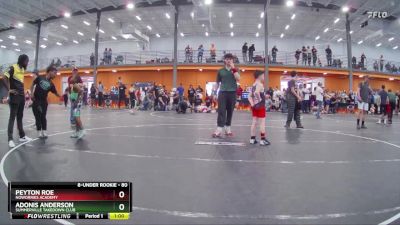 80 lbs Round 3 - Peyton Roe, NoWorries Academy vs Adonis Anderson, Summerville Takedown Club