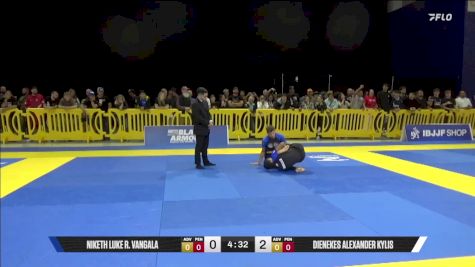 Dienekes Alexander Kylis vs Niketh Luke R. Vangala 2025 Pan IBJJF Jiu-Jitsu No-Gi Championship