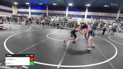 144 lbs Round Of 64 - Kanoa Shinn, South Kona WC vs Adrian B, Phase 3 Lab Wrestling