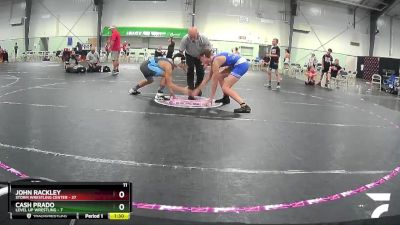136 lbs Placement (4 Team) - John Rackley, Storm Wrestling Center vs Cash Prado, Level Up Wrestling
