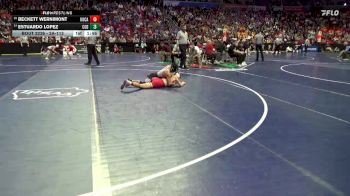 2A-113 lbs Cons. Round 2 - Estuardo Lopez, Clarion-Goldfield-Dows vs Beckett Wernimont, Kuemper Catholic