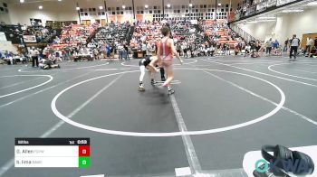 92 lbs Consolation - Gunner Allen, Fort Gibson Youth Wrestling vs Bobby Lima, Broken Arrow Wrestling Club