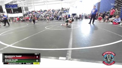 100 lbs Cons. Round 1 - Braddock Tharp, Linn County vs Roman Eller, SW Timberwolves