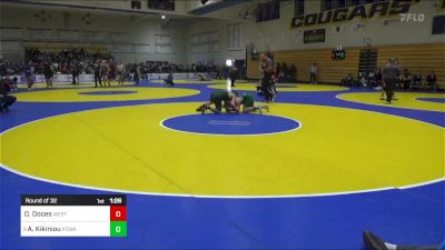 147 lbs Round Of 32 - Oscar Doces, West Linn (OR) vs Arseni Kikiniou, Poway