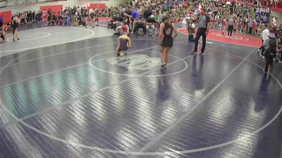 125 lbs Champ. Round 2 - Lily Dummer, Union vs Malakaya Ottow, Bend