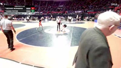 3A 106 lbs Cons. Round 2 - Michael McNamara, Edwardsville (H.S.) vs Kaden Potter, St. Charles (East)